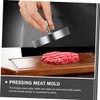 Sosoport Stainless Steel Burger Press Mold Round Patty Maker for