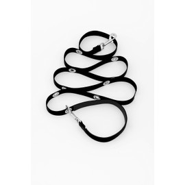 SnapLeash Hands Free Dog Leash Training Lead Double Snap Grommet Adjustable, Small 5/8" x 7.5’ Pink