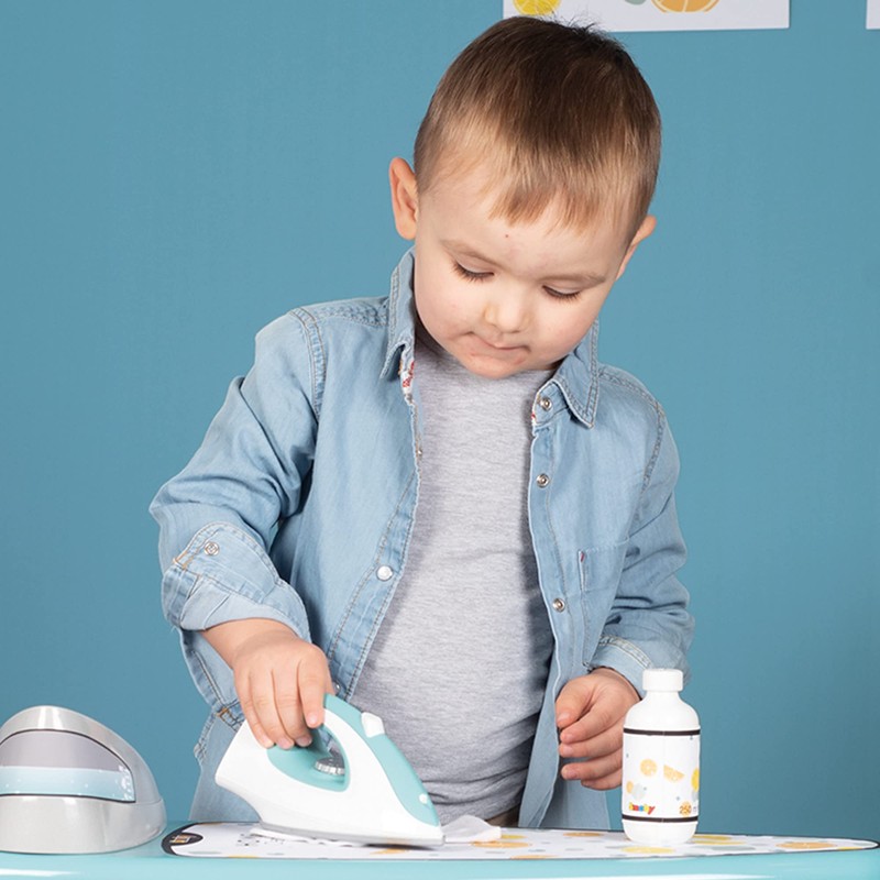 Smoby Toys - Children's Irons (Turquoise/White) - Toy Iron for