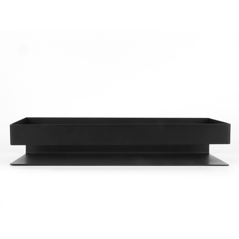 30cm Matt Black Shelf Stainless Steel Bathroom Shelf Kitchen Storage