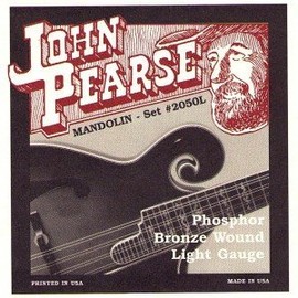 John Pearse 2050L Mandolin Phosphor Bronze Light - Spare Strings