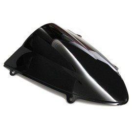 Windshield WindScreen Double Bubble For Kawasaki Ninja 250 250R EX250 2008-2012 (Black)