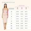 Merry Style MS10-402 Women's Knee-Length Petticoat Midi Length Adjustable Straps,