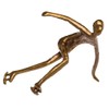 aubaho Sculpture Ice Skater Speed Skating Antique Style Bronze Figure