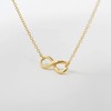 Collar de Infinito en Chapa de Oro de 22K