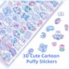ShunJian 3D Cute Cartoon Puffy Stickers(Blue)