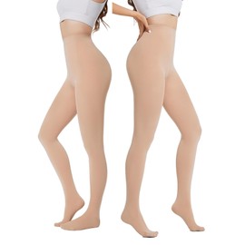 CozyWow Women's Tights, Elasticated, Semi-Opaque Tights in 25 Colours, 80 Denier