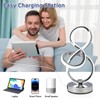 EIDEARAY Modern LED Table Lamp,3 Color Temperatures,Touch Control Stepless Dimmable