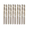 Generic 1-10MM 10 PCS MICRO HSS PRO TITANIUM COATED COBALT