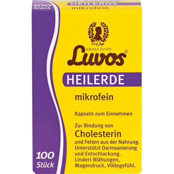 Luvos Heilerde mikrofein Kapseln Cholesterin, 100 pcs. Capsules