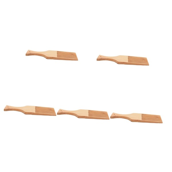 COHEALI 5pcs Hair Styling Comb Ergonomic Wooden Hair Comb for