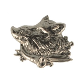 Breiter Hat Pin Hat Badge Hunting Badge Costume Badge Wild Boar Hunting Pin - Approx 3 x 4 cm - 100% Brass, Metal