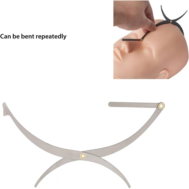 Generic Regla para Cejas Microblading, Herramienta de Medición Simétrica de
