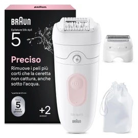Braun Silk-Épil 5 Epilatore Elettrico Donna, 5-030, Rosa Flamingo