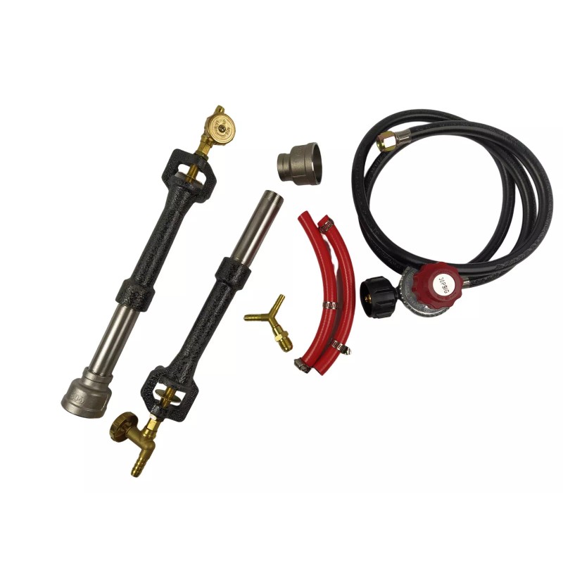 LSMIITTH Propane Forge Gas Burner Casting Blacksmith Knife Making Raku