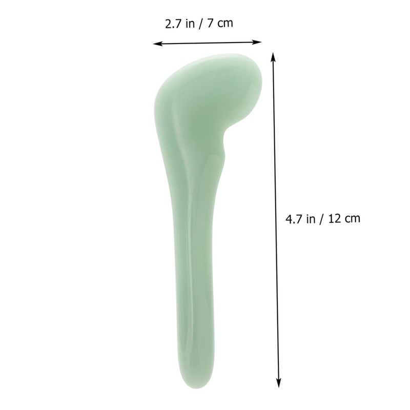 OATIPHO 1PC Pink Quartz Jade Tool Face Scraping Board for