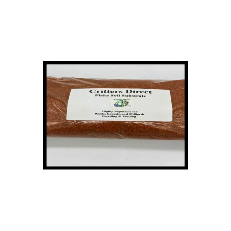 Flake Soil, Beetles, Isopods and Millipedes Substrate (1 Pound), by