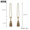 BEL AVENIR Curtain Tiebacks Handmade Holdbacks for Curtains Drape Decorative
