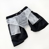 (BBT4) Unisex Beachwear Swim Trunks Board Shorts for Summer Water Play (3/4 Length) G Summer Pants Black XL