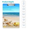 Yecitona Plastic Clipboards, Cute Pattern Clipboard with Low Profile Metal