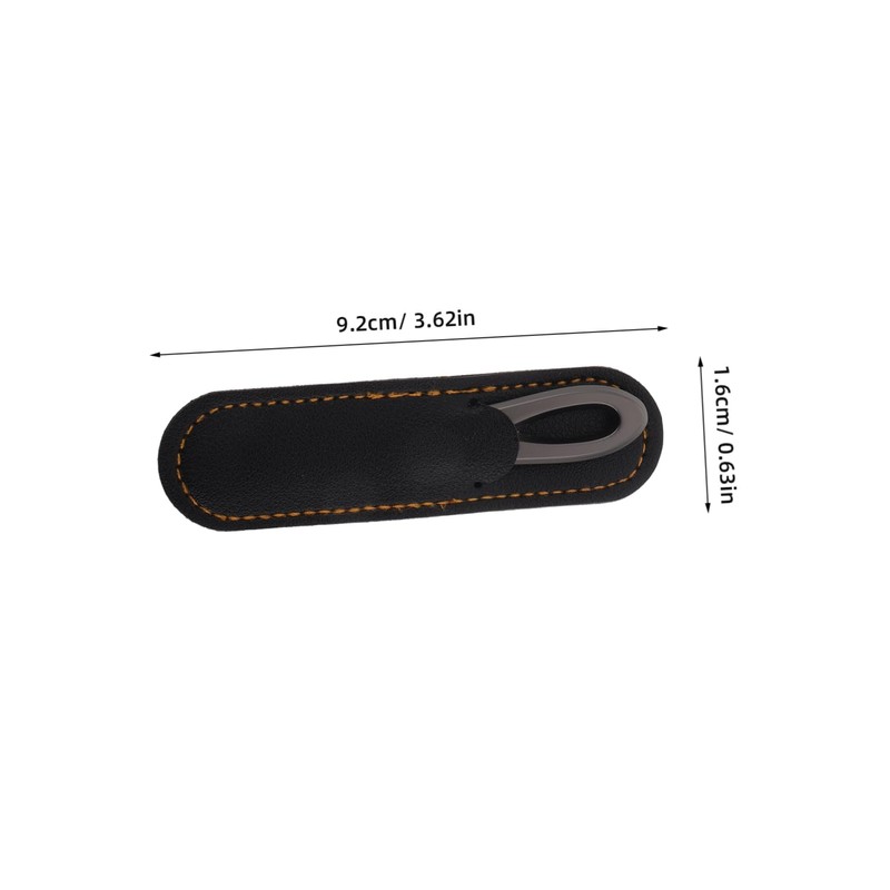 FOMIYES 1set Double-sided Nail File Handle Zinc Aluminium Nail Shaper