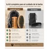 Piezas Cepillo Barba Peine Set Cuidado Facial