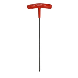 BONDHUS Hex Wrench Prohold® (T-Handle with Screw Grip Function) 0.2 inches (4 mm) [Total Length: 8.7 inches (221 mm), Shaft Length: 8.1 inches (80 mm); Handle Length: 3.1 inches (80 mm); Black-dyed PBT4MM No.75160