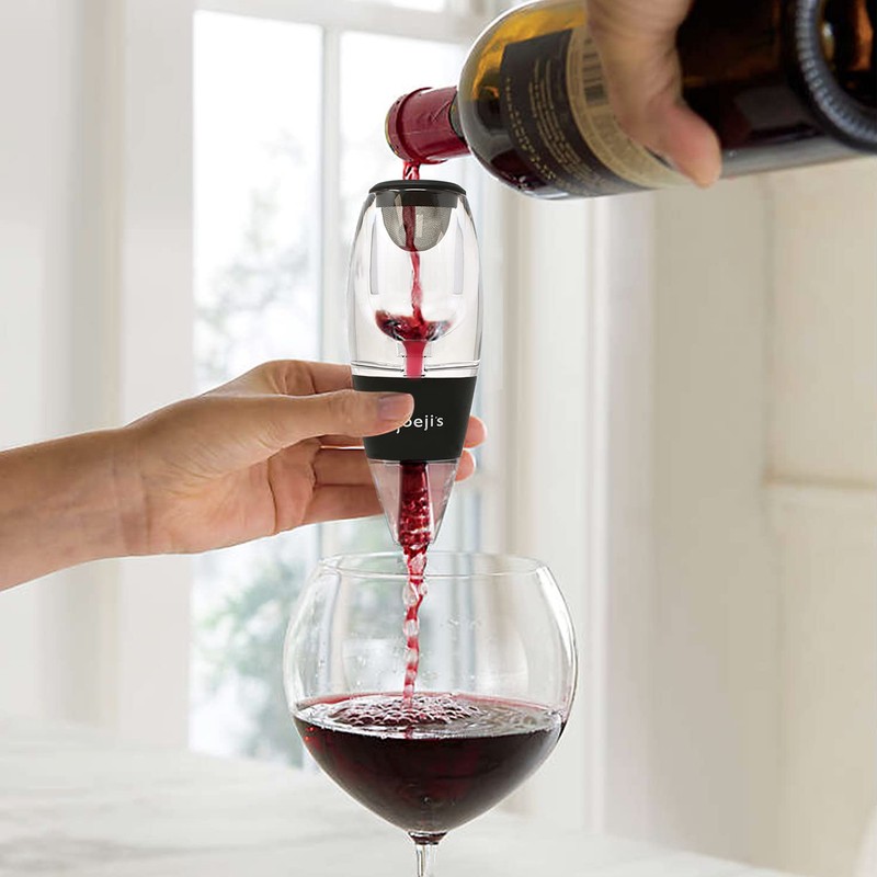 ﻿Joejis Wine Aerator with Drip Stand - Instant Wine Filter