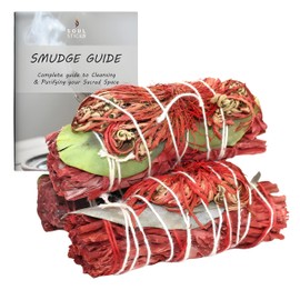 SOUL STICKS 3 Pack Floral White Sage Smudge Sticks Bundle with Flowers for Cleansing Home, Meditation, Yoga, Healing and Smudging, Sustainably Sourced California (Dragon Jericho)