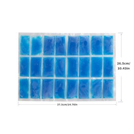 Large Ice Blanket Longer Cooling Durable Reusable Non Toxic Ice Blanket Freeze Ice Packs for Coolers Fishing Camping Keep Food BBQ Beverage Cooling delivery (14.76"x10.43" 2PCS)