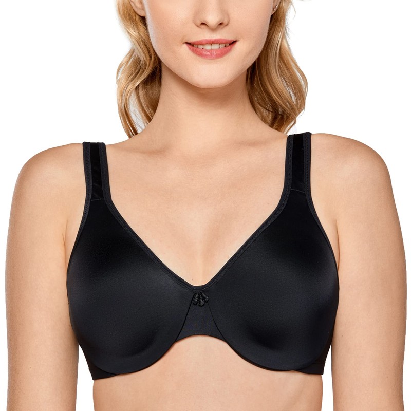 Delimira Women's Minimiser Bra Full Cup with Underwire, Large Size