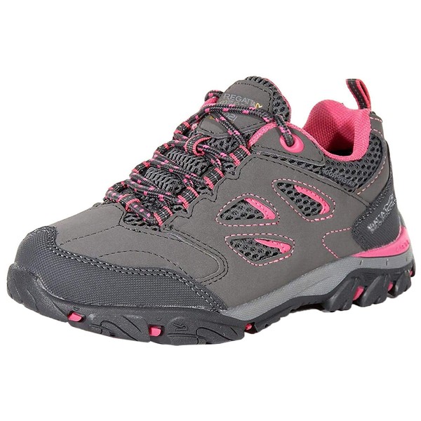 Regatta Girl's Low Rise Hiking Boots, Grey, 28