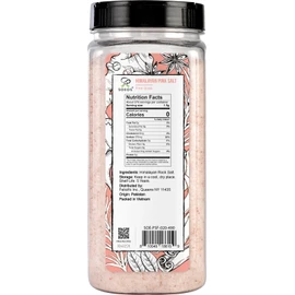 Soeos Himalayan Salt - Fine Grain, 20 oz, Himalayan Pink Salt, Pure Rock Salt for Grinders and Salt Mills, Kosher & Natural Certified, Healthy