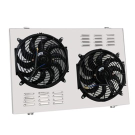 EGINCOOLER Performance Aluminum Shroud+Fan for 1988-1999 1998 Chevy GMC Truck C/K 1500 2500 3500 5.7L High Output Dual Radiator Fan