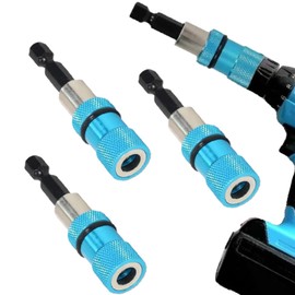 Homefantasy Pack of 3 magnetic quick change bit holder, magnetic bit holder, drywall bit, magnetic, bit holder, cordless screwdriver, magnetic bit holder, for cordless screwdriver, drill, plasterboard