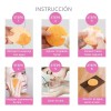 Esponjas Faciales 50 Piezas De Almohadilla De Limpieza Reutilizable De