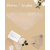 Bozidol Mantilla Triangular Embroidered Virgin Mary Sunflower Veil - Black