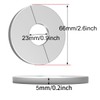 Wall Split Flange Stainless Steel split Escutcheon Plate Self-Adhesive Plumbing