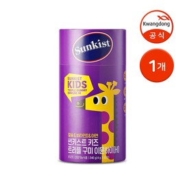 Guangdong Sunkist Kids Triple Gummy Immune High (4g x 60 gummies) 1 unit / 썬키스트 키즈 트리플 구미 이뮨하이 (4g x 60구미) 1개