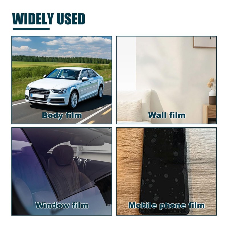 Window Tint Squeegee, PPF Squeegee Vinyl Wrap Tool, 70A Hardness
