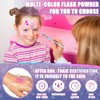 FAMKEEP Glitter Tattoo Set Children, Temporary Glitter Tattoo, 42 Colours