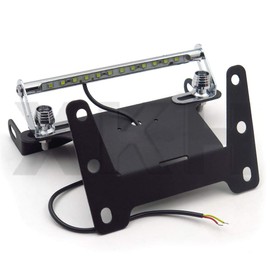 SMT-Black LED light Fender Eliminator Tidy Tail Compatible With 2004-2006 KAWASAK Ninja Zx10R Zx-10R [B00RW78EMU]