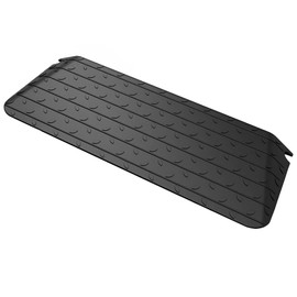 BESEA 3" Rise Rubber Threshold Ramp Wheelchair Ramp for Home Doorways 3 Feet Long 5500lbs Load Capacity Power Scooter Ramp
