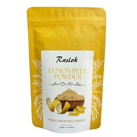 Raslok Lemon Peel Powder | 100% Lemon Juice Freeze Dried Powder | Rich in Natural Vitamin C Fresh Squeezed r (3.52 oz)