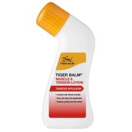 Tiger Balm Muscle & Tension Lotion (80ml), with No Mess Applicator, for Muscle Tension, Loosens & Relaxes Muscles