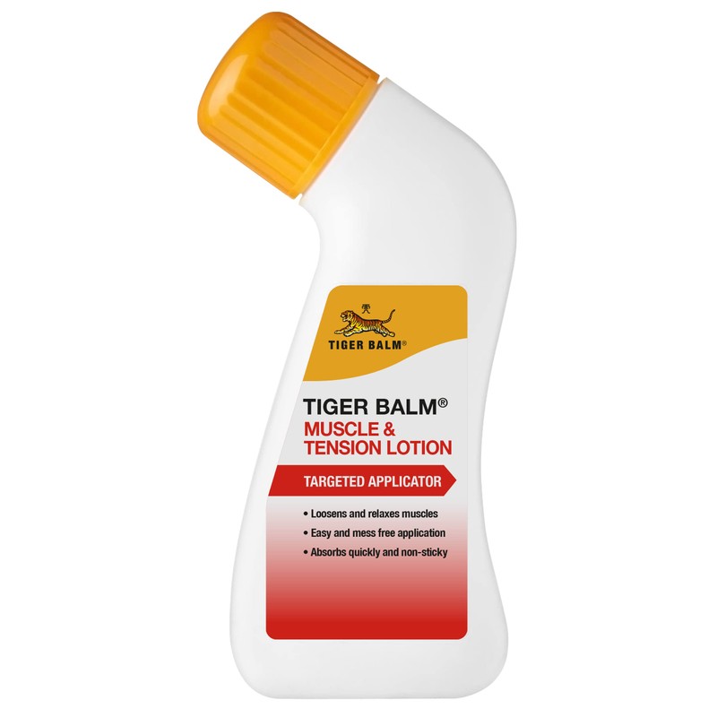 Tiger Balm Muscle & Tension Lotion (80ml), with No Mess