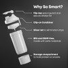 Smartshake O2GO ONE Plastic Protein Shaker Bottle 800 ml |