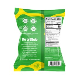 Blobs Healthy Gummy Candy - Low Sugar, Low Calorie Gummies - Vegan, Gluten Free, No Sugar Alcohols - 1.8 oz per bag (Pack of 6) - Pineapple Passionfruit