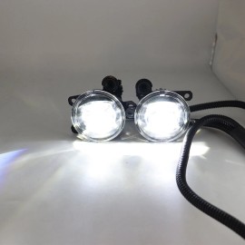 ZTT For Ford Escape 2023-2025 LED Front Bumper Fog Light Assembly Wiring Harness Kit