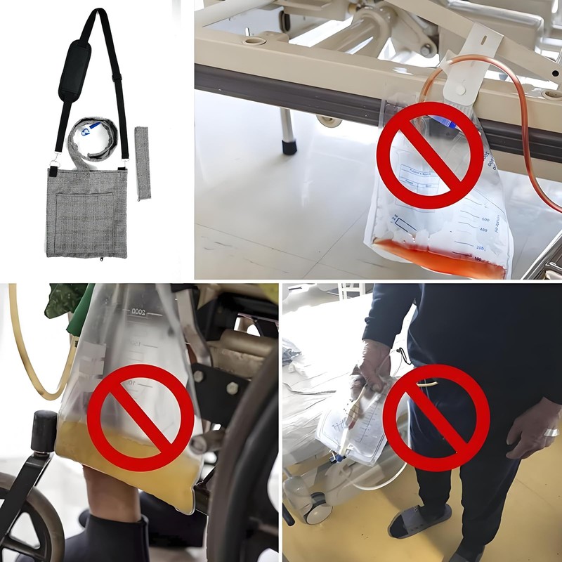 HOONYUNN Urethane Bag Stand with Duct Cover,Portable Soft and Comfortable